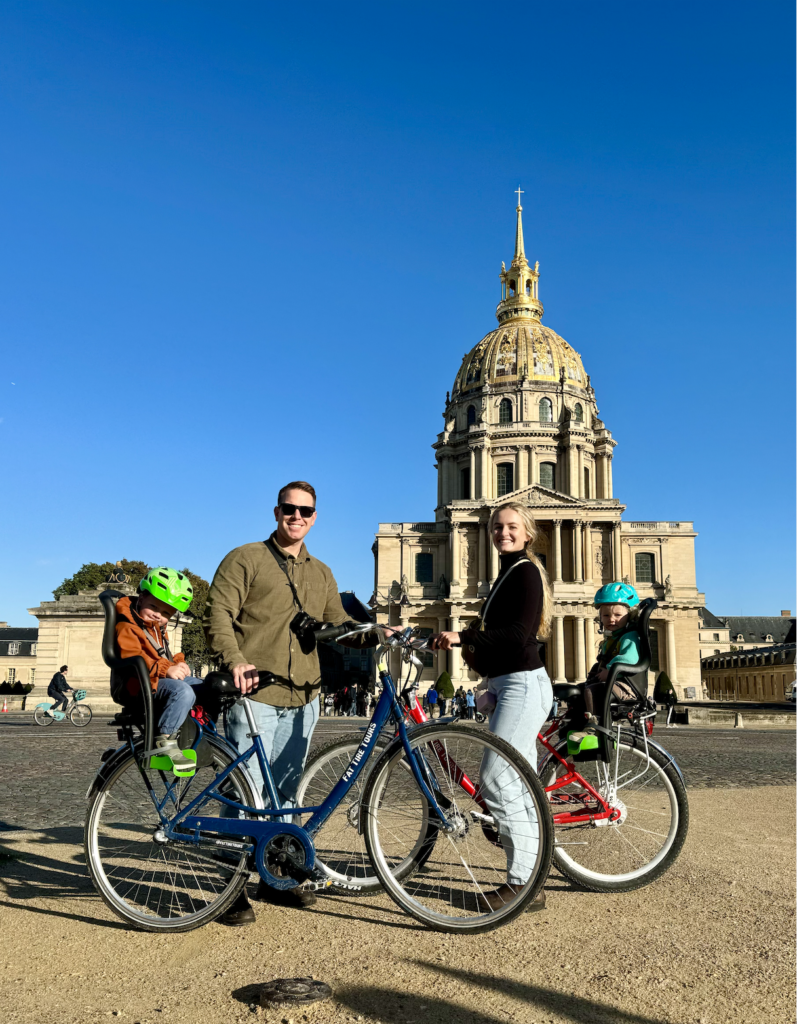 paris with kids bike tour