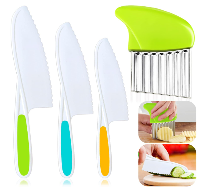 4 Piece Kid's Knife Set