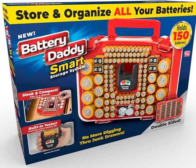 Battery Organizing Storage Case