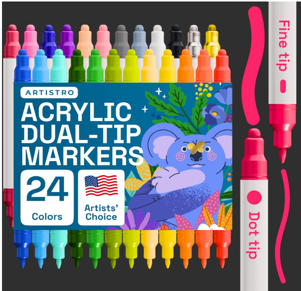 Acrylic Markers Stocking Stuffers