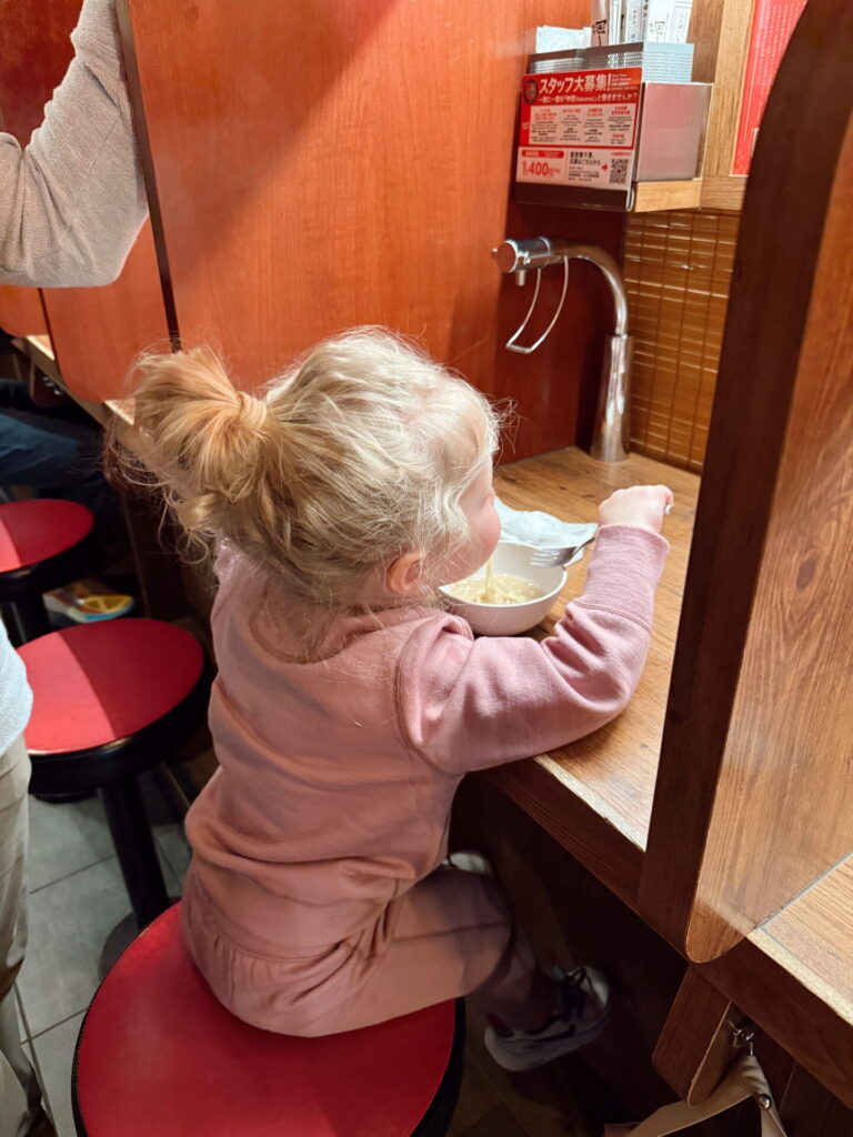 japan with kids ramen