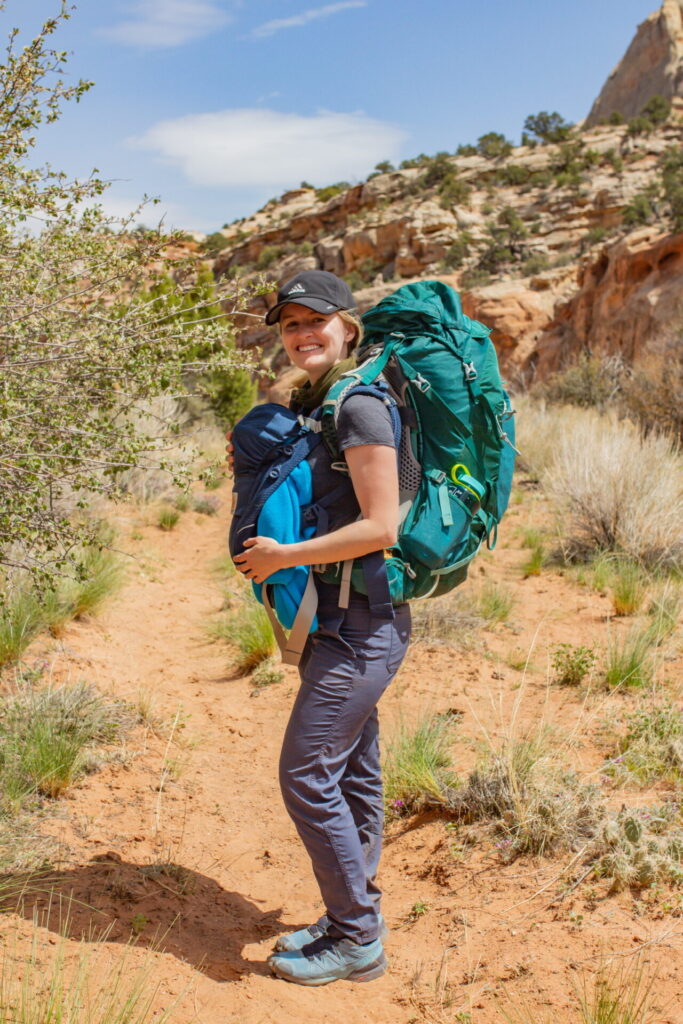 backpacking with the ergobaby omni breeze