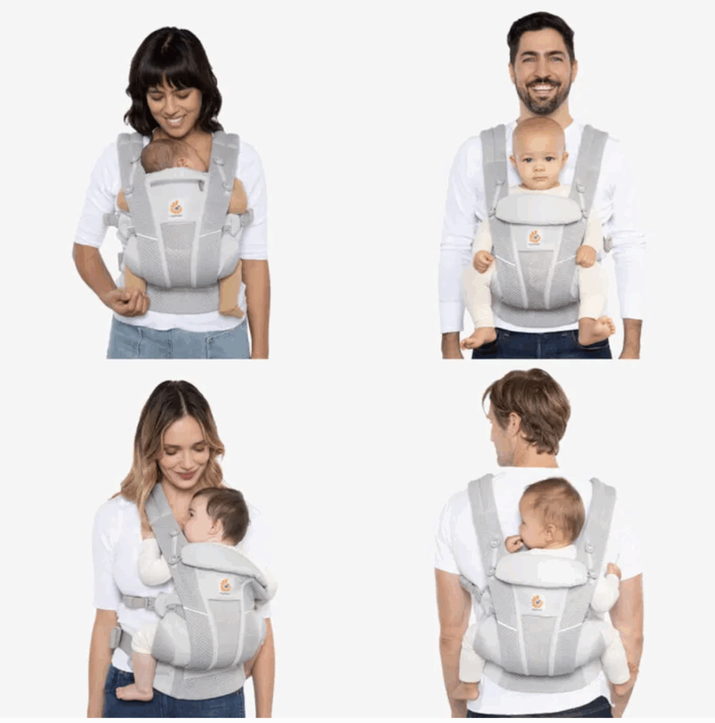 ergobaby omni breeze carry possitions